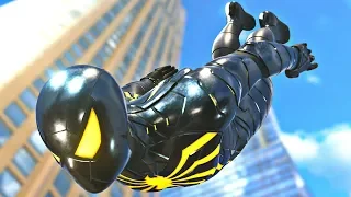 Marvel's Spider-Man (PS4 1080p) - Anti-Ock Suit Gameplay: Free Roam & Crime Fighting