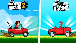 Hill Climb 1 vs Hill Climb 2 - WICH ONE IS BETTER?