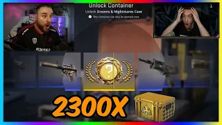 HE OPENED GOLD AFTER 2300 CASES | BEST CS2 OPENINGS | APRIL 2024 #skins  #csgo  #cs2
