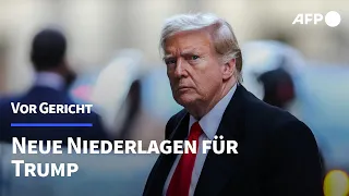 Neue Niederlagen für Trump vor Gericht | AFP