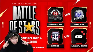 NOBAR DOMINATORS Vs PD'IN || NINJAYU Vs STM - Battle Of Stars : Qualifer Day1