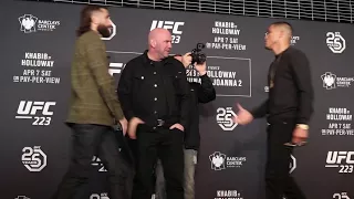 UFC 223 FACE OFFS