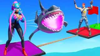 NOTY a eu PEUR du REQUIN sur FORTNITE 😨