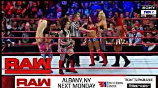 Sasha Banks & Natalya & Ember Moon Vs Riott Squad Full Match - WWE Raw Highlights 14th May 2018