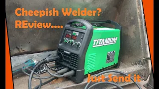 Harbor Freight Titanium 170 mig flux welder Review why I bought it is it worth it and does it work