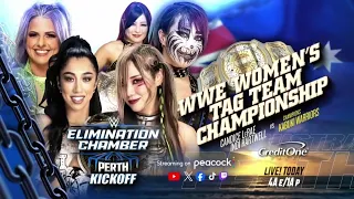 WWE Elimination Chamber Kickoff- Indi Hartwell & Candice LeRae vs. The Kabuki Warriors: FULL MATCH