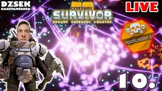 🔴 Deep Rock Galactic: SURVIVOR - 10. Rész - 5. Veszélyszint! Jöhetnek a legnehezebb pályák!