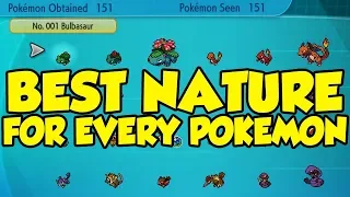 BEST Pokemon Let's Go Team Building - Best Nature For EVERY Kanto Pokemon!