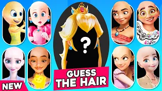 🔥 Guess the DISNEY CHARACTER by their HAIR ? Inside Out 2  New Emotion, Disney Princess