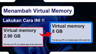 Cara Menambah Virtual RAM di Windows 11 | Meningkatkan Performa Laptop Anda Terbaru 2024