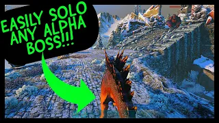 HOW TO SOLO ANY ALPHA BOSS!!! EASY WIN STRATEGY!!!!