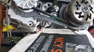 How to install GY6 CVT Cover on SSP-G 180cc POWER KIT Part #1