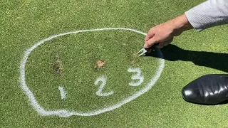 How to correctly fix a Pitchmark  - Oatlands Golf Club