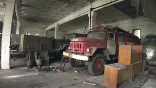 I found an abandoned garage.why did this happen? заброшенный гараж с грузовиками