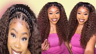 *NEW* OUTRE 13x2 LACE FRONTAL WIG! 😍 Beautiful Big Hair! | Outre Halo Stitch Braid Wig 26”