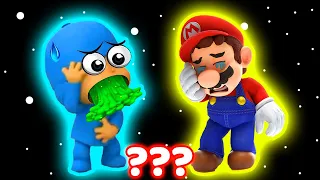 Pocoyo & Mario "Sick and Criying" Sound variations in 33 Seconds