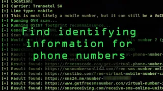 Find Information from a Phone Number Using OSINT Tools [Tutorial]