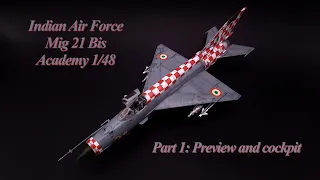 Academy 1/48 Mig 21 IAF (Part 1: Preview and cockpit)