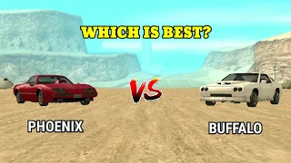 GTA SAN ANDREAS: BUFFALO VS PHOENIX ( GTA EXPERIMENT )