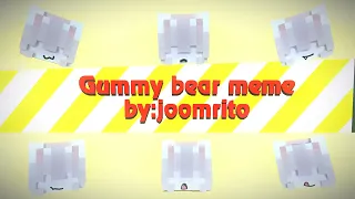 GUMMY BEAR MEME ( mine imator ) Minecraft Animation + Template