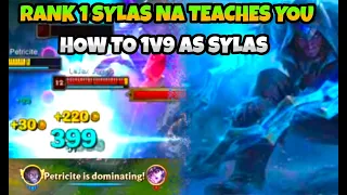 RANK 1 SYLAS TEACHES YOU HOW TO 1v9 AS SYLAS