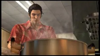 YAKUZA 3 Kiryu cooking  for the children