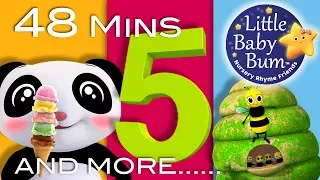 Number 5 Song | Plus Lots More Nursery Rhymes | 48 Minutes Compilation from Little Baby Bum