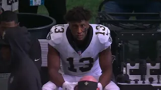 Michael Thomas is back on the Saints sideline!!