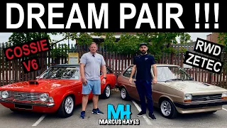 Matt’s COSWORTH V6 Cortina Estate & RWD ZETEC Mk1 Fiesta tear up the streets!! 😜