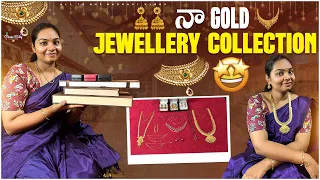 My Gold Jewellery collection || All in one Madhavi