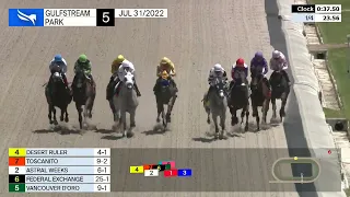 Gulfstream Park Carrera 5 - 31 de Julio 2022