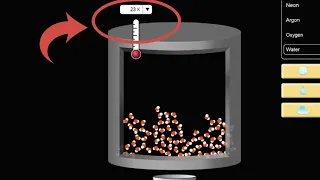 Зміна агрегатних станів речовин. Комп'ютерні симуляції (Phet)