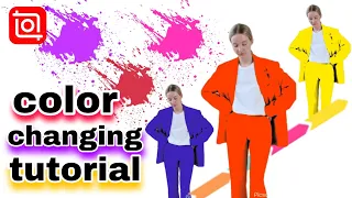 Change the color of clothes in your video"inshot tutorial"2023