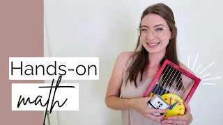 Favorite math manipulatives! | Hands-on math for early learners | Homeschool Kindergarten