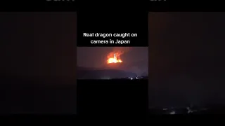 Real dragon caught on camera in Japan Part_1 #shorts #dragon #japan #fire