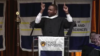 Douglas Oliver, '02 Delivers Graduate Commencement Address at La Salle University