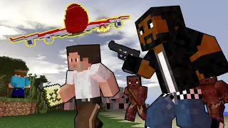 Minecraft сериал Выжить после крушения самолёта 4 серия