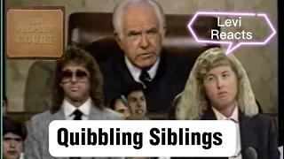 The People’s Court Judge Wapner June 1990 Old Case | Quibbling Siblings | LeviReacts