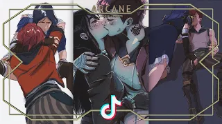 ARCANE tiktok compilation ~ Vi and Caitlyn #11