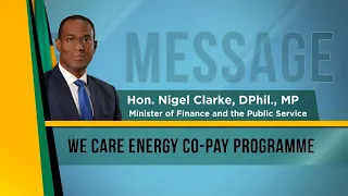 Dr. the Hon. Nigel Clarke - GOJ Energy Co-Pay Programme
