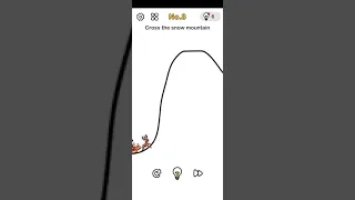 brain out help santa level 8 cross the snow mountain walkthrough and solution