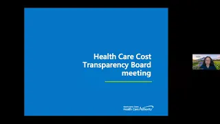 April 19, 2023, Health Care Cost Transparency Board (HCCTB) meeting