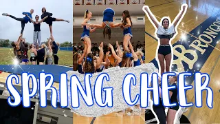 Spring 2023 Cheer Practices, Judging College Tryouts, and Assembly Performance | Holeh Pocket