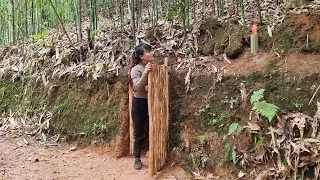 FULL VIDEO: Build a survival shelter, build a rock shelter, wild forest beauty