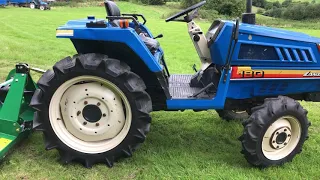 ISEKI TU180 4WD Compact Tractor & New Flail Mower