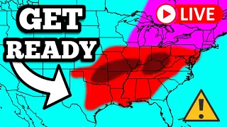 IMPORTANT Severe Weather And Winter Storm Update - Tornadoes, Very Large Hail, Damaging Winds