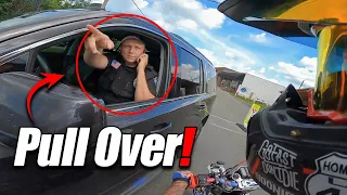 BYSTANDER GETS BIKER IN TROUBLE WITH POLICE | ANGRY & COOL COPS vs BIKERS 2021