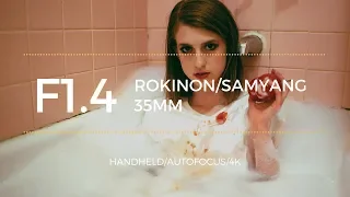 Rokinon 35mm f1.4 Handheld Autofocus Video Test - Sony A7RIII 4K