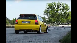 III runda Rallysprint Challenge 2024 | RSCH Piła | Honda Civic | K. Zieniewicz | Air Moto Show 2024