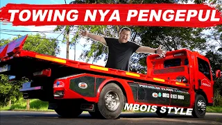 APA RASANYA NYETIR TRUK TOWING PALING MBOIS?? | TOWING NYA PENGEPUL